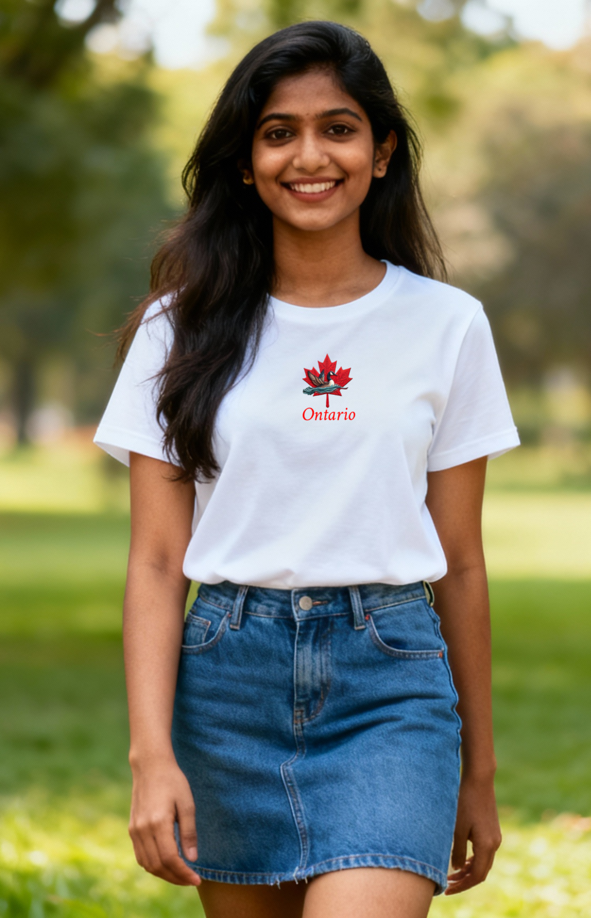 Canada goose maple T-ONT11