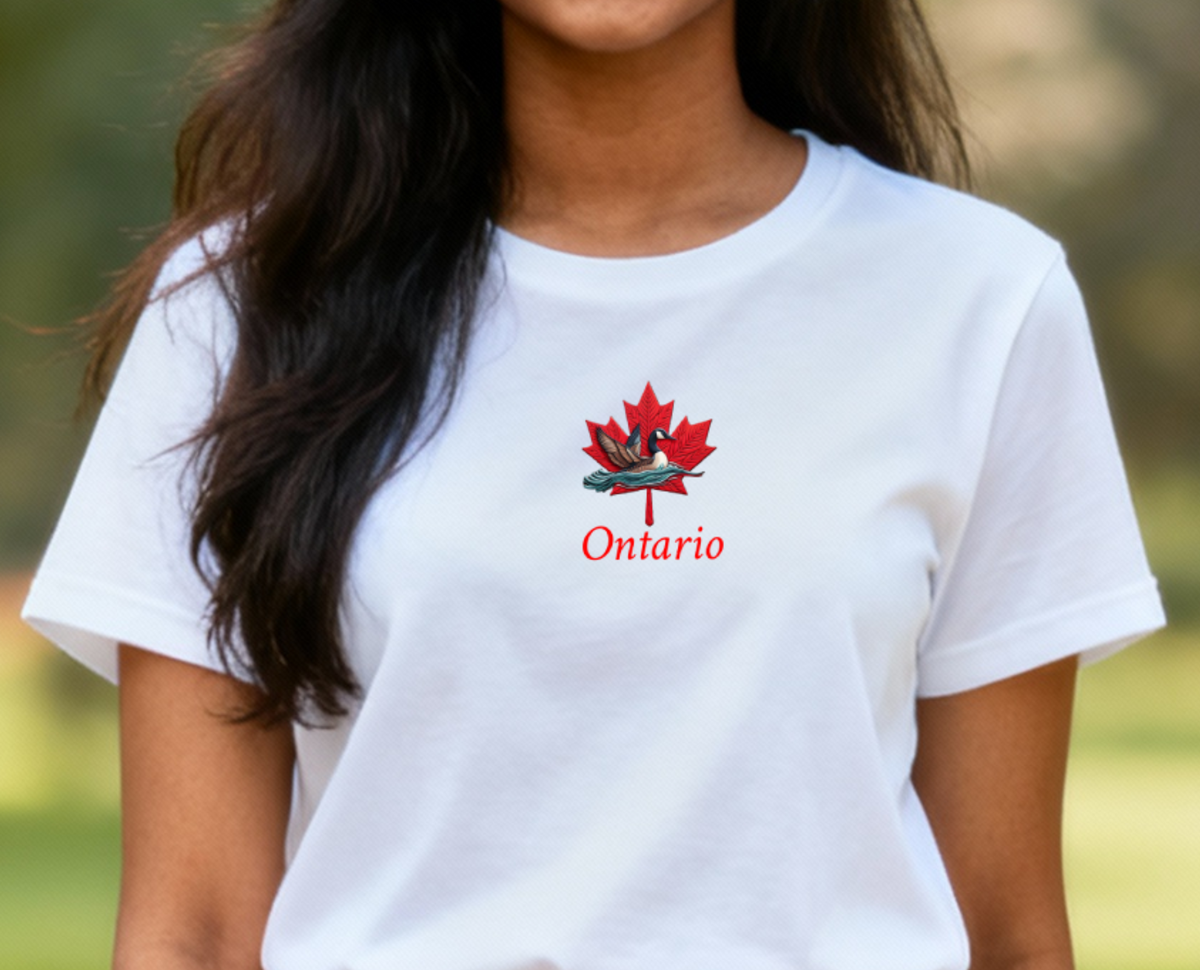 Canada goose maple T-ONT11