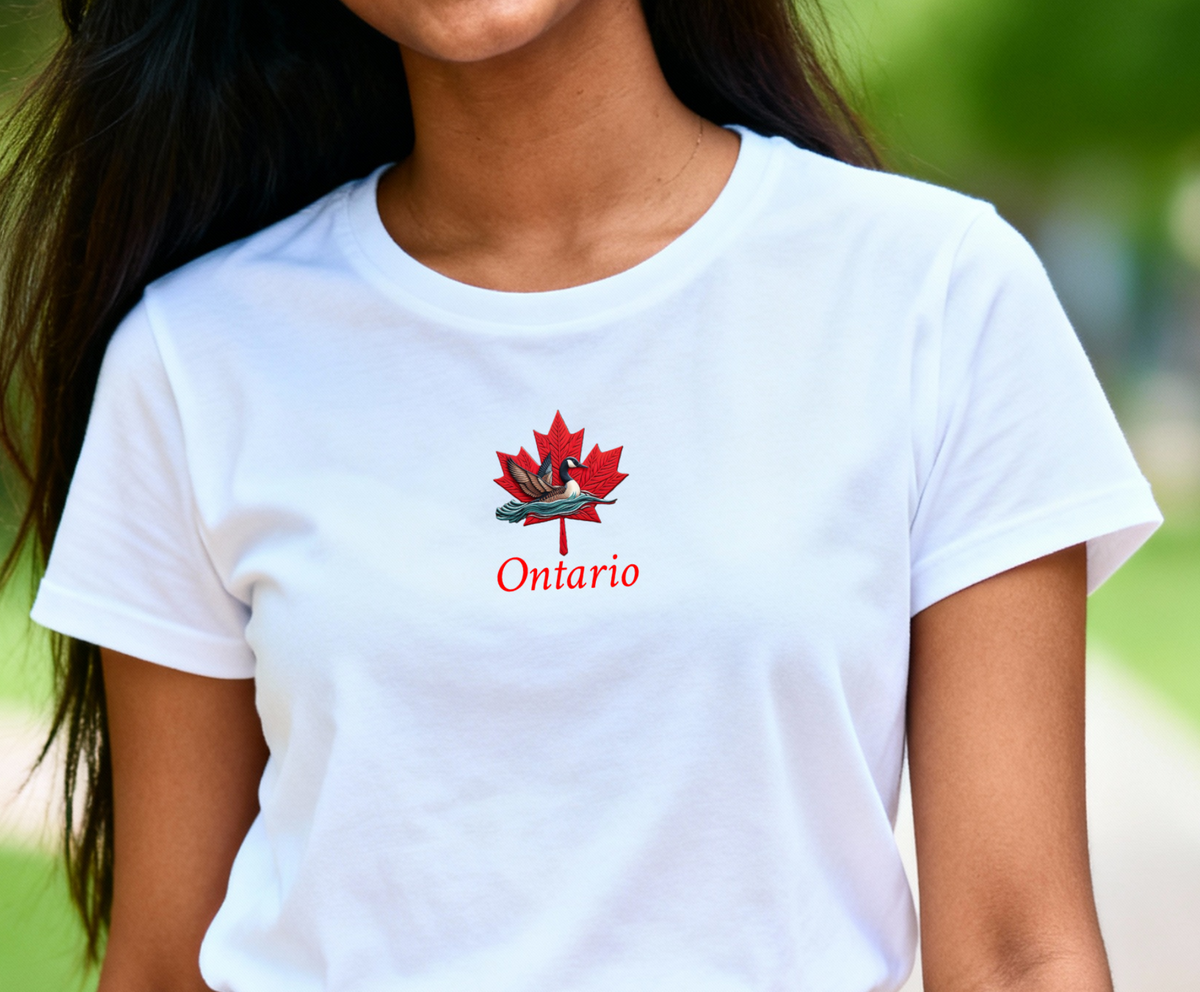 Canada goose maple T-ONT11