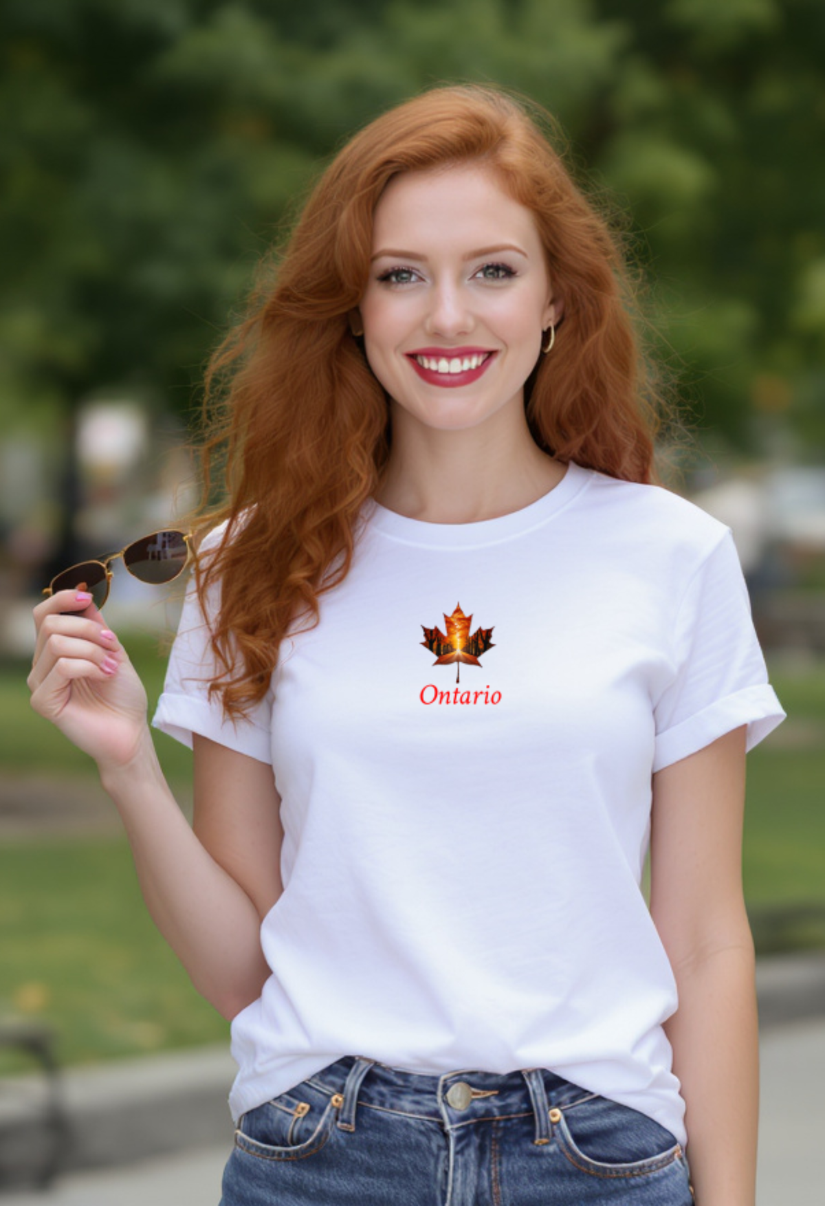 Fall forest maple T-ONT13