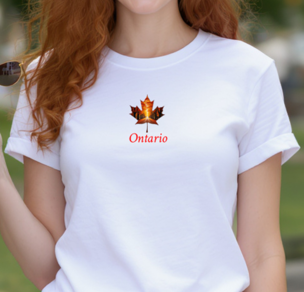 Fall forest maple T-ONT13