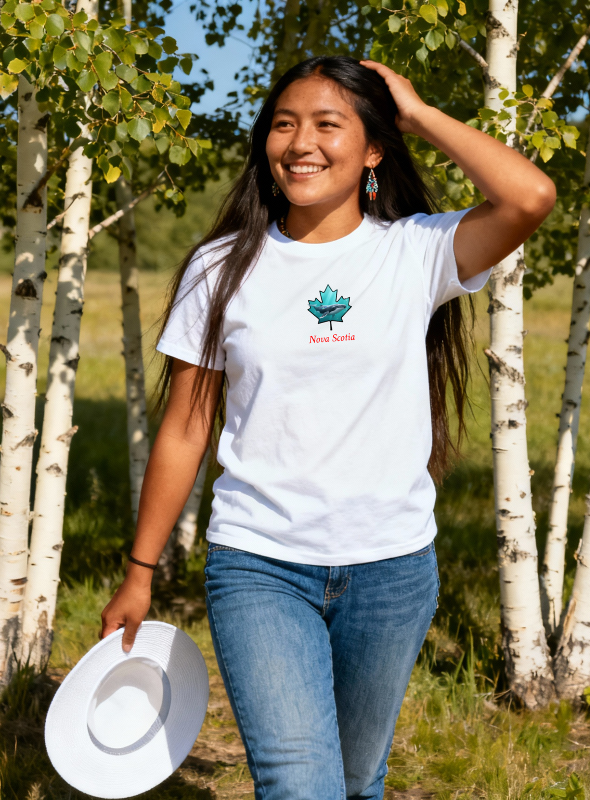 Humpback whale maple T-NS14