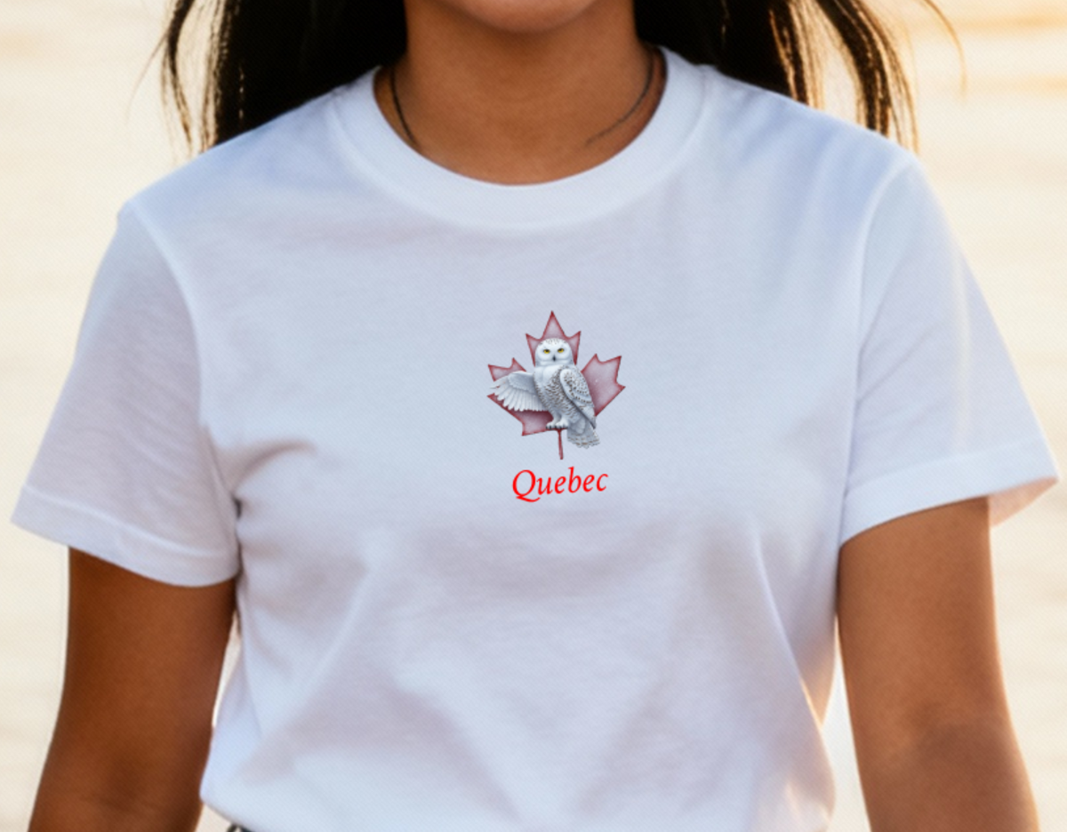 Snowy Owl maple T-QC14