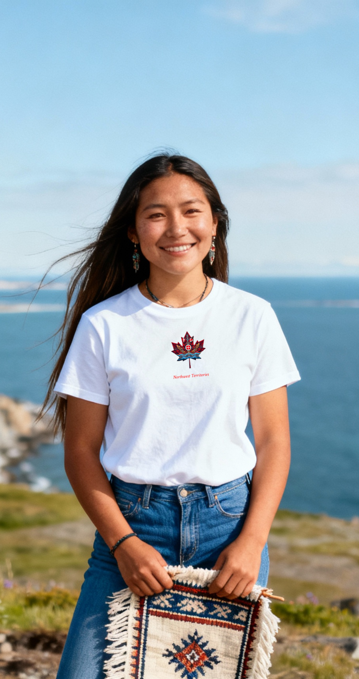 Dene inspired maple T-NWT17