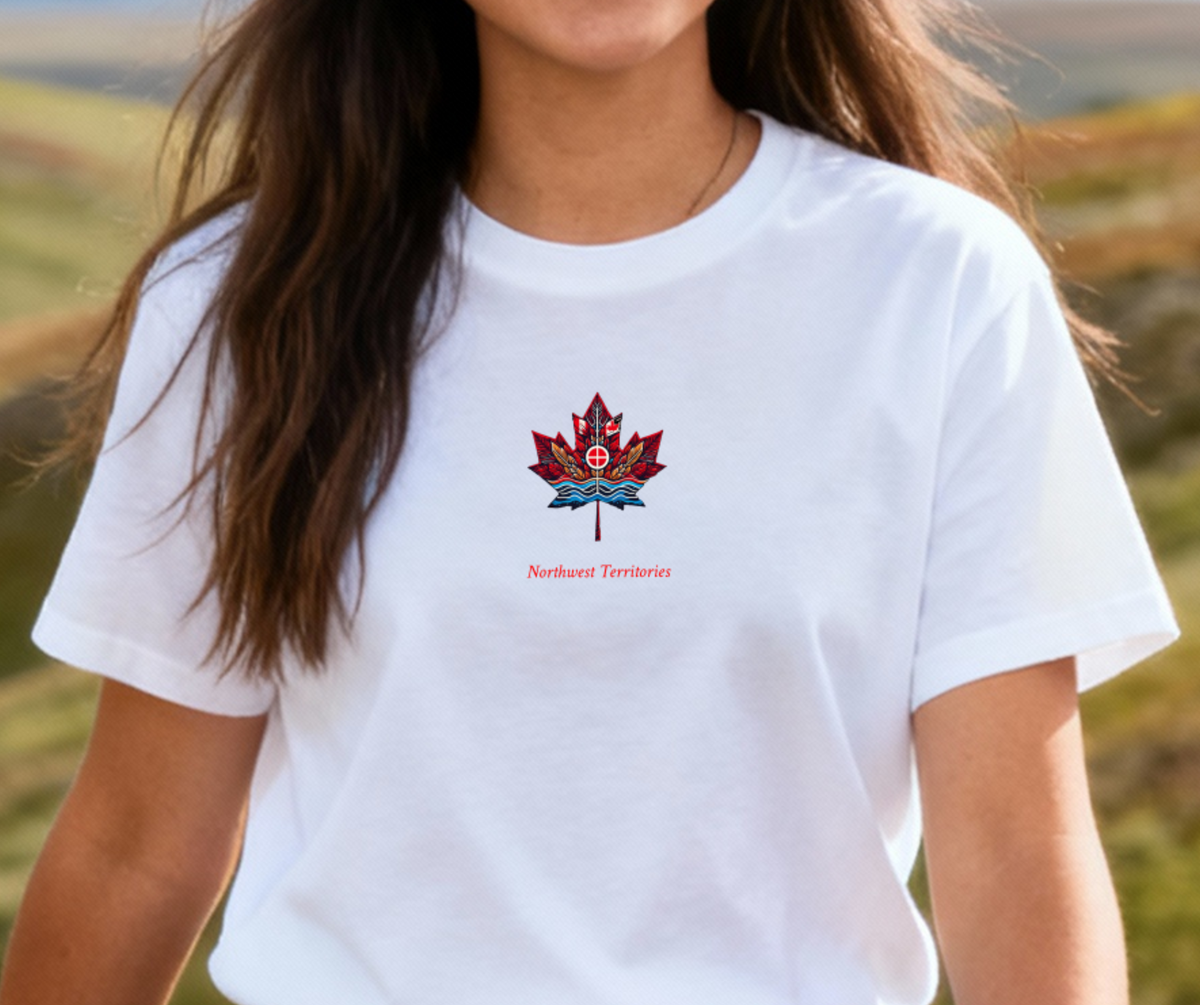 Dene inspired maple T-NWT17