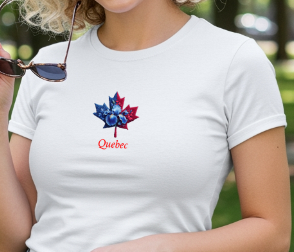 Quebec Blue Iris maple T-QC17