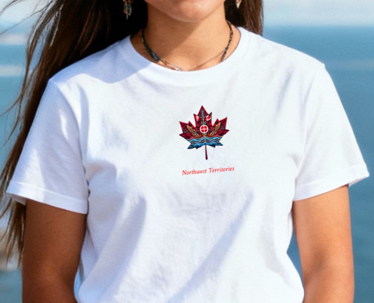 Dene inspired maple T-NWT17
