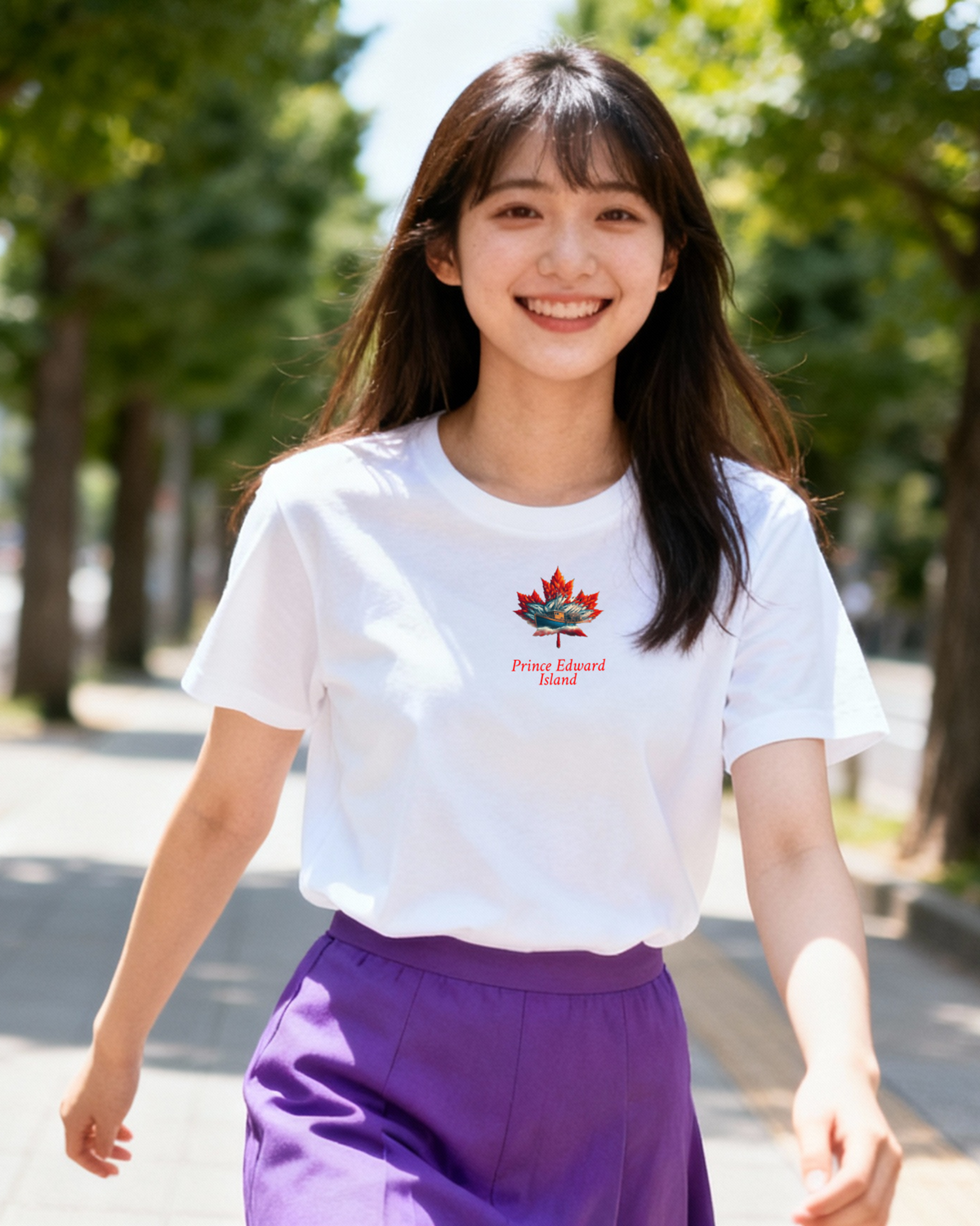 Fishing heritage maple T-PEI8
