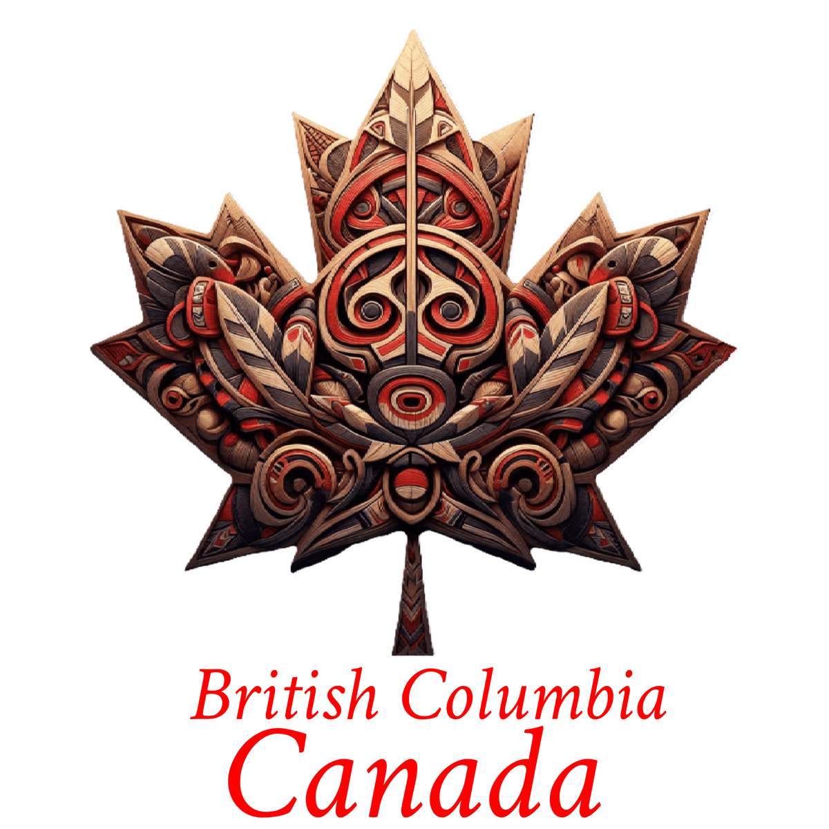 Indigenous inspired maple T-BC3