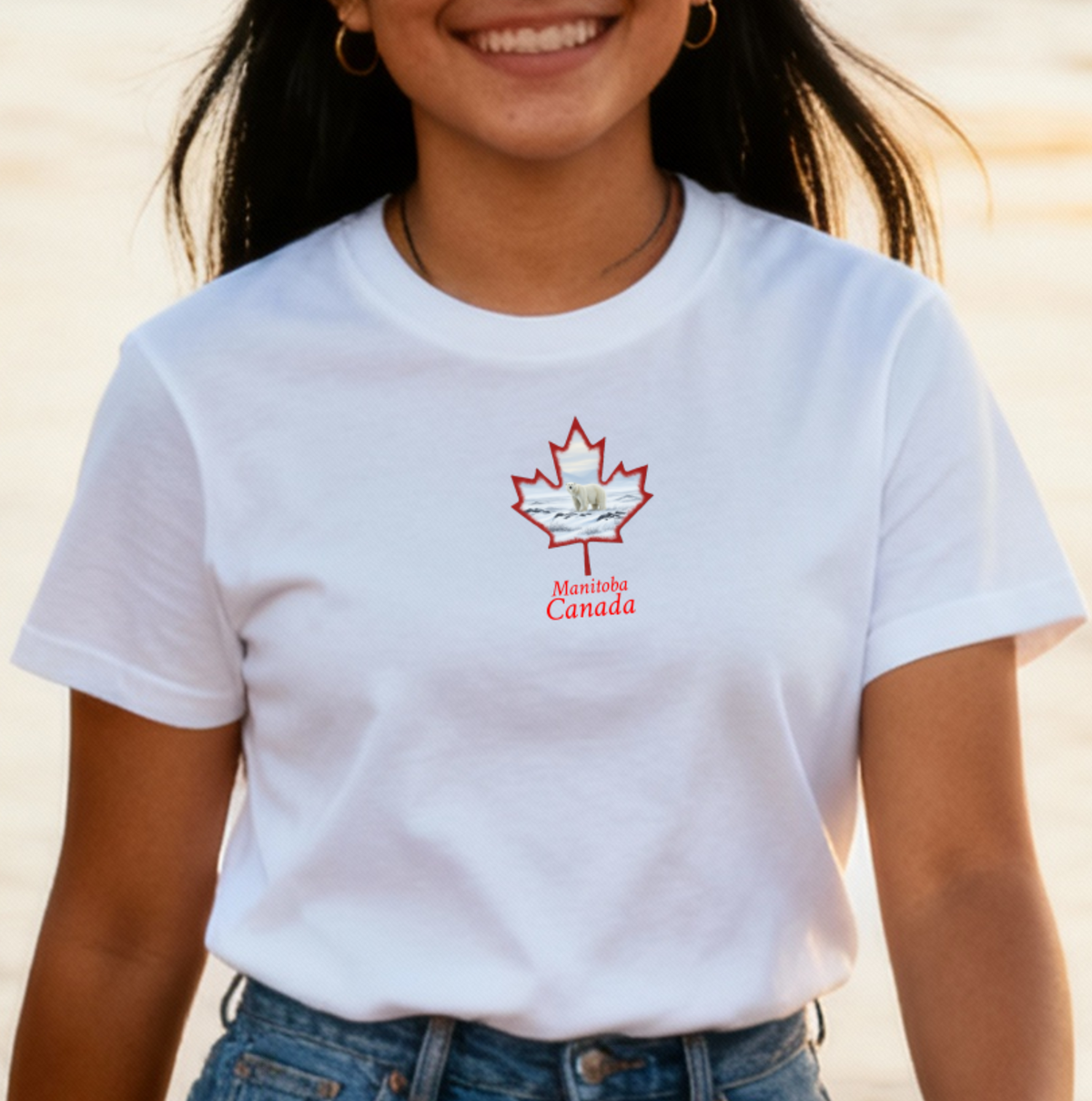 Manitoba polar bear maple T-MB10