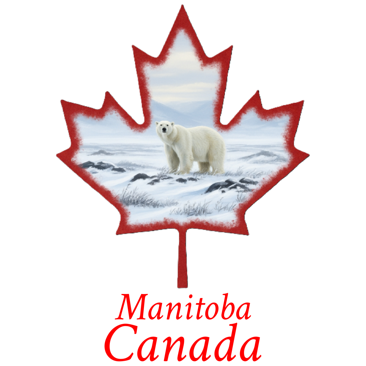 Manitoba polar bear maple T-MB10