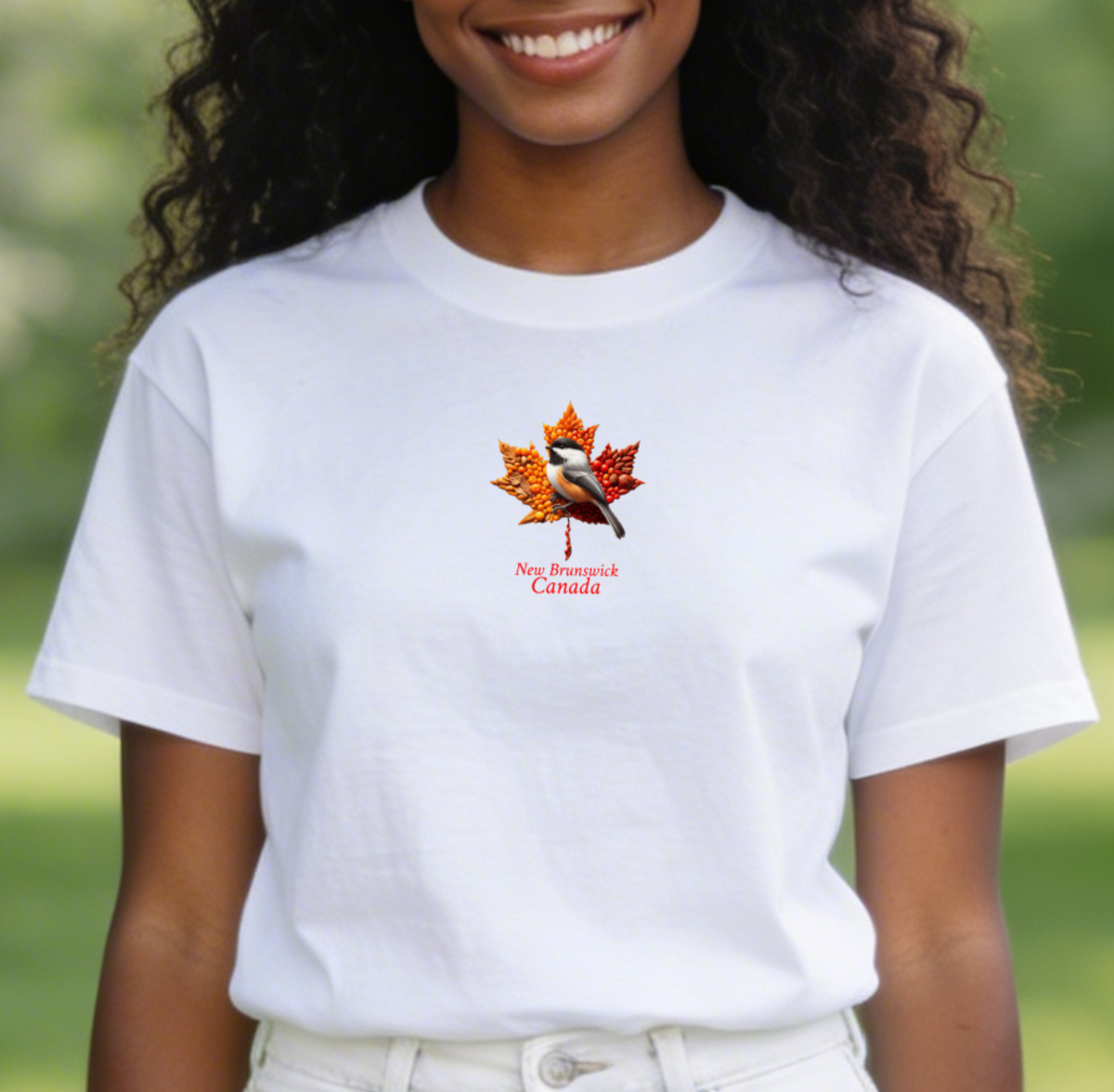 Autumn Chickadee maple T-NB1