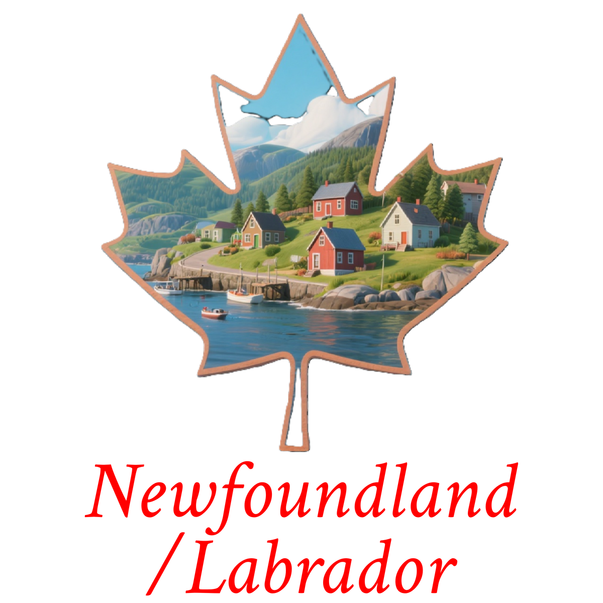 Outport village maple T-NL20