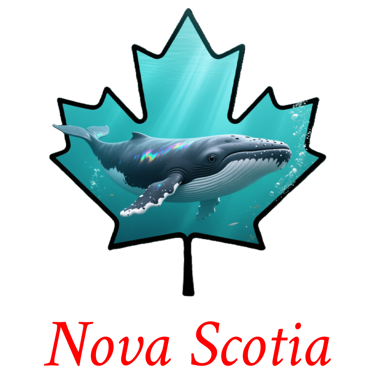 Humpback whale maple T-NS14