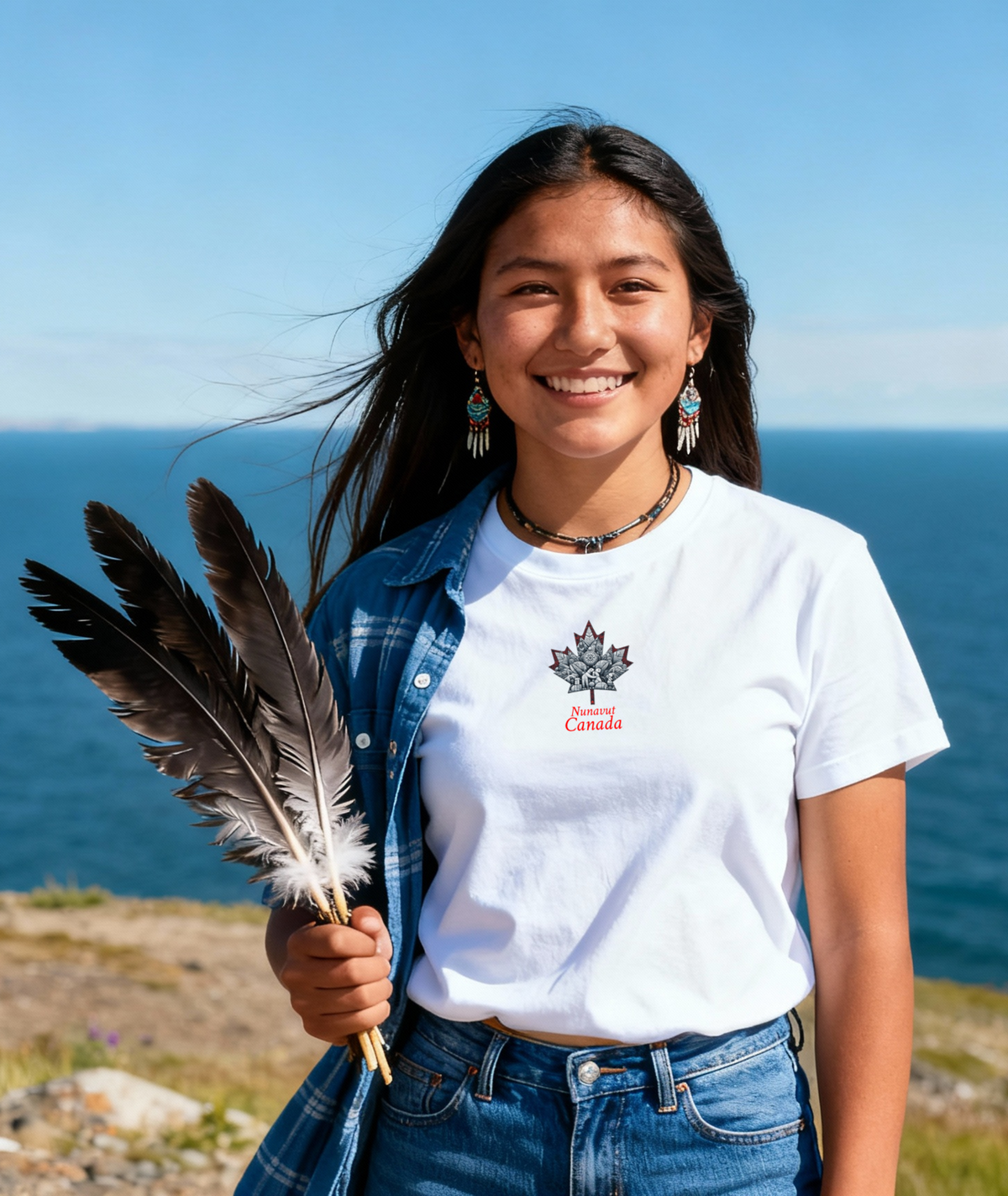 Nunavut inspired maple T-NU2
