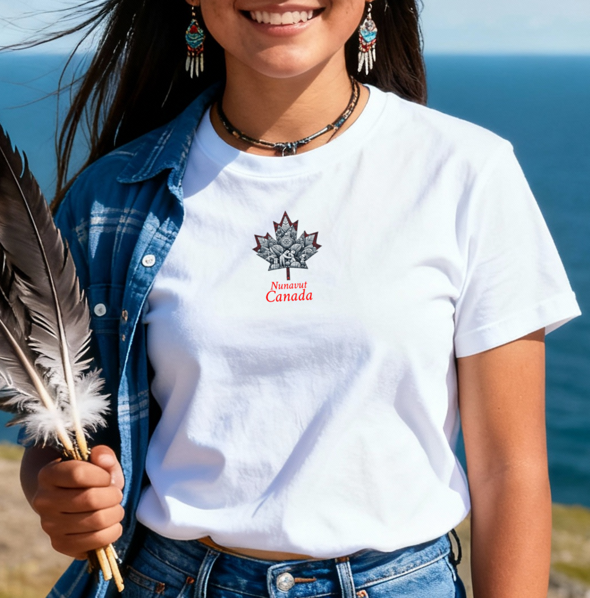 Nunavut inspired maple T-NU2