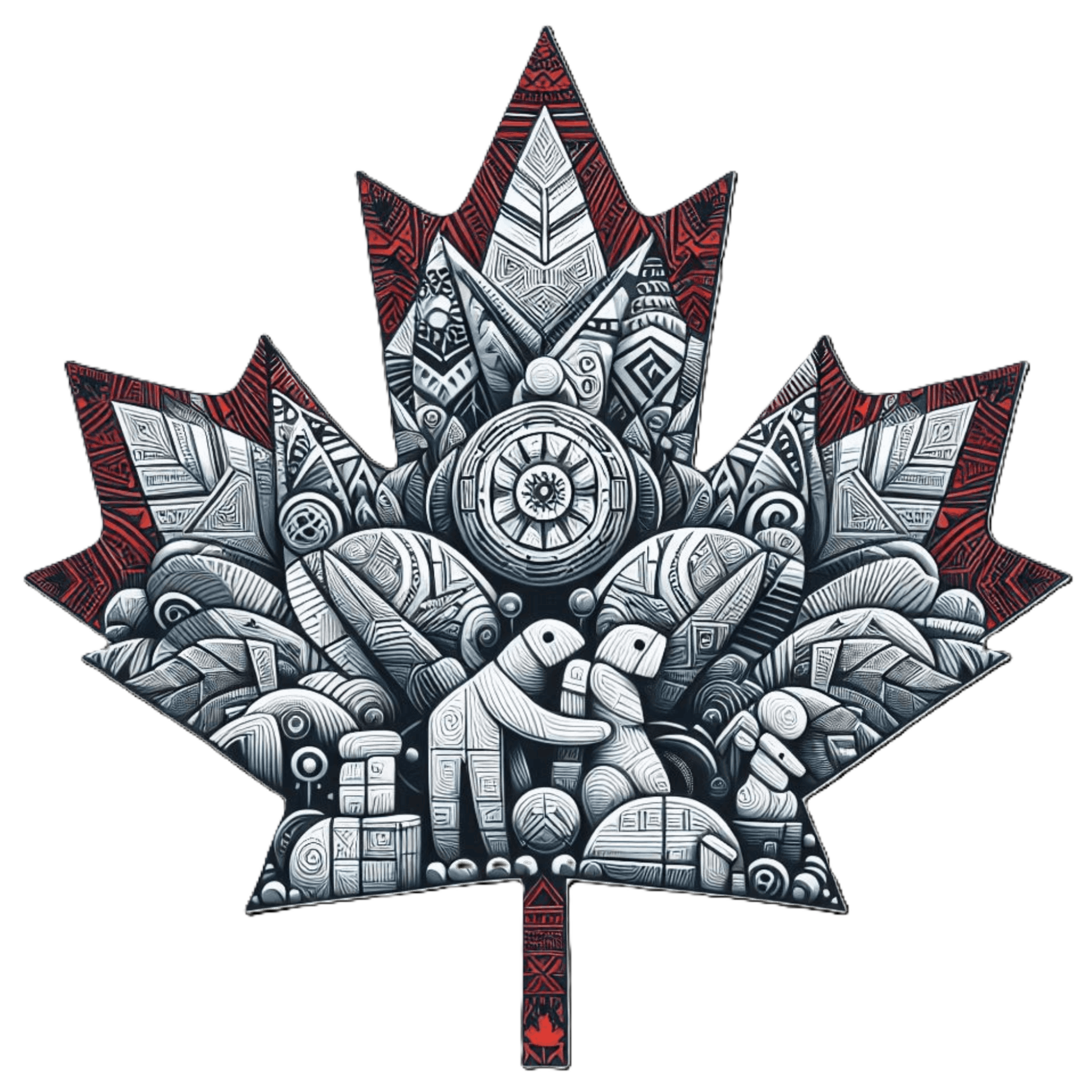 Nunavut inspired maple T-NU2