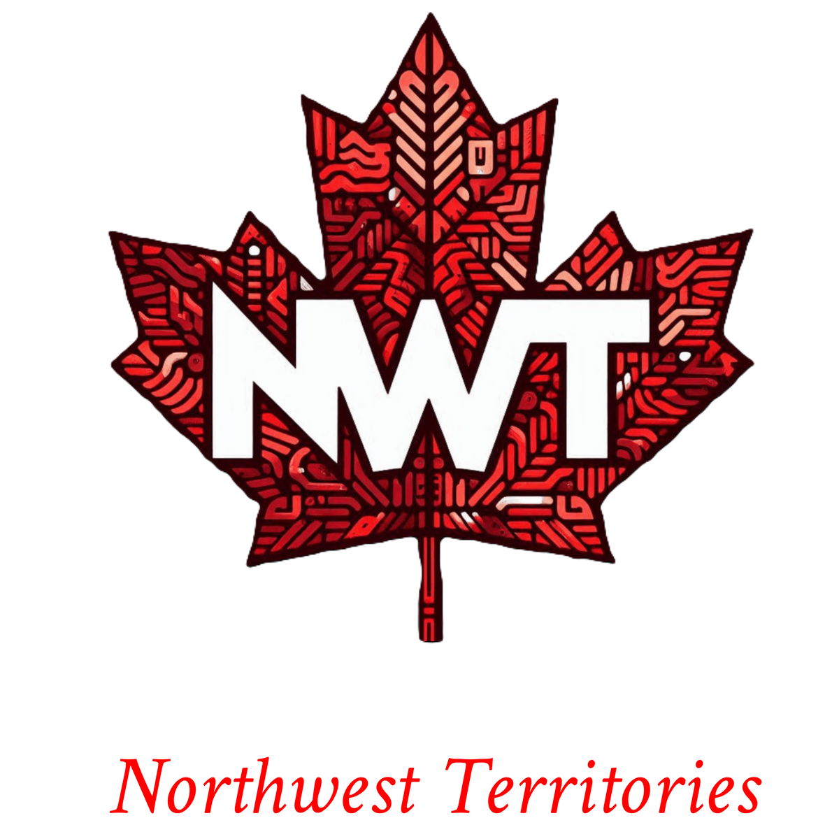 Northwest Territories pride maple T-NWT1