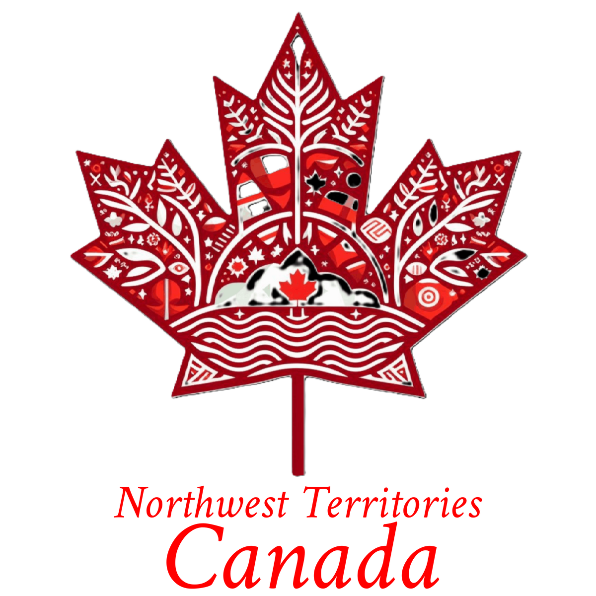 First Nations inspired maple T-NWT4