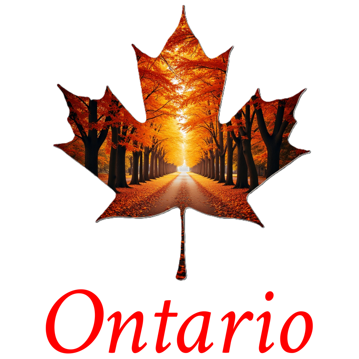 Fall forest maple T-ONT13