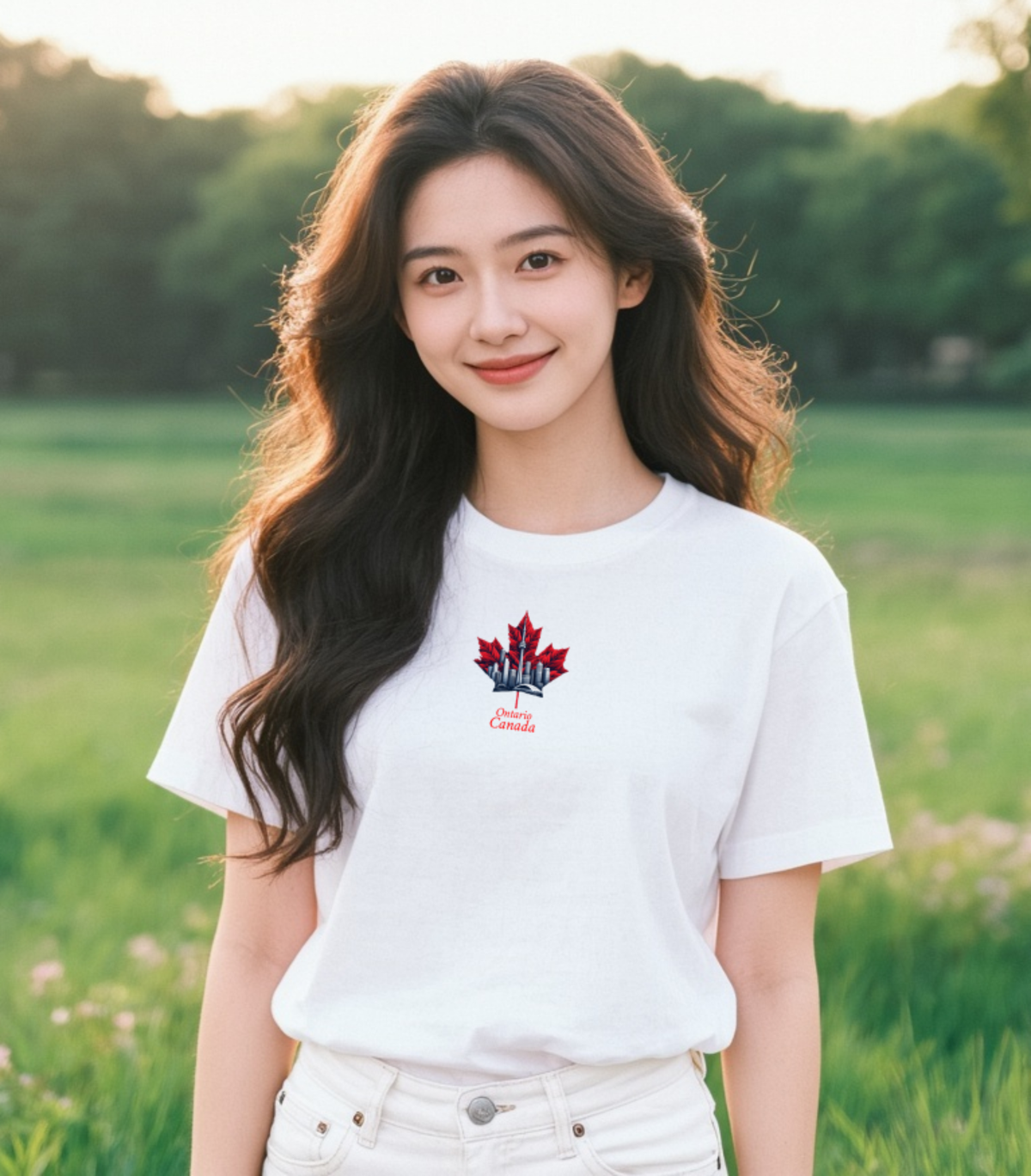 Toronto skyline maple T-ONT3