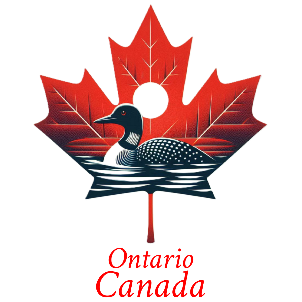 Loon maple T-ONT4