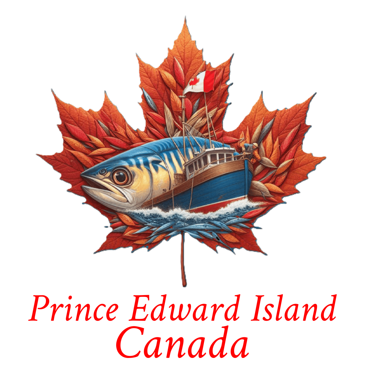 Atlantic fishing maple T -PEI5