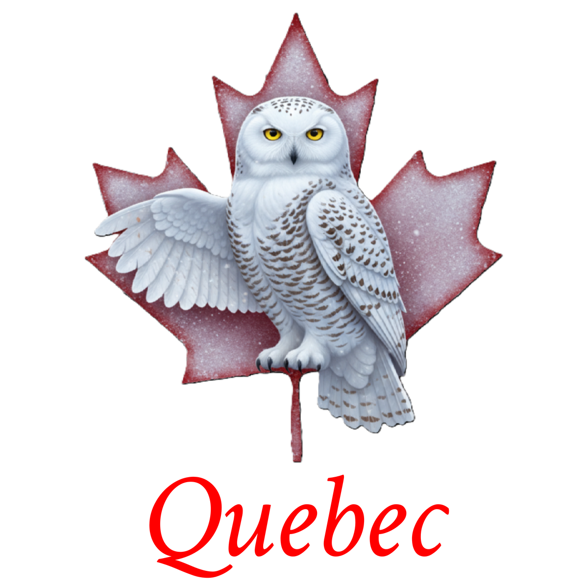 Snowy Owl maple T-QC14