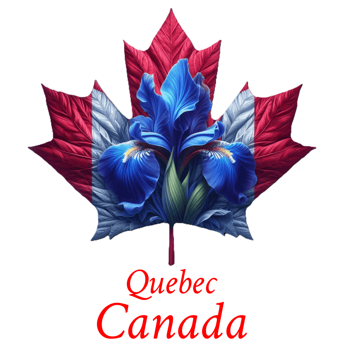 Blue Iris maple T-QC1