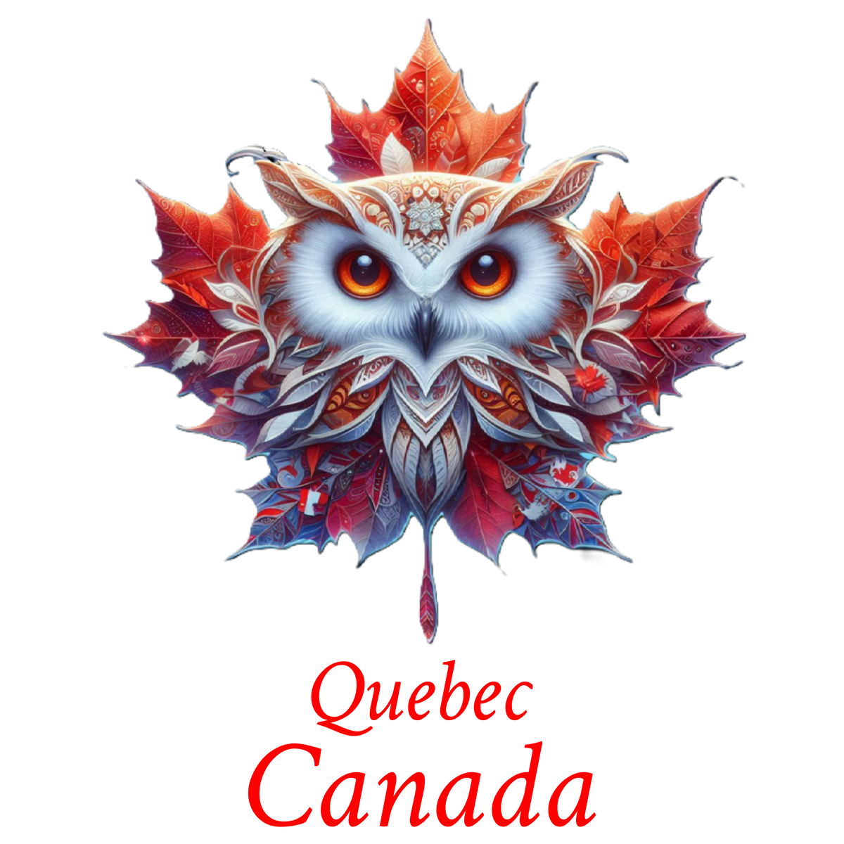 Snowy owl maple T-QC9