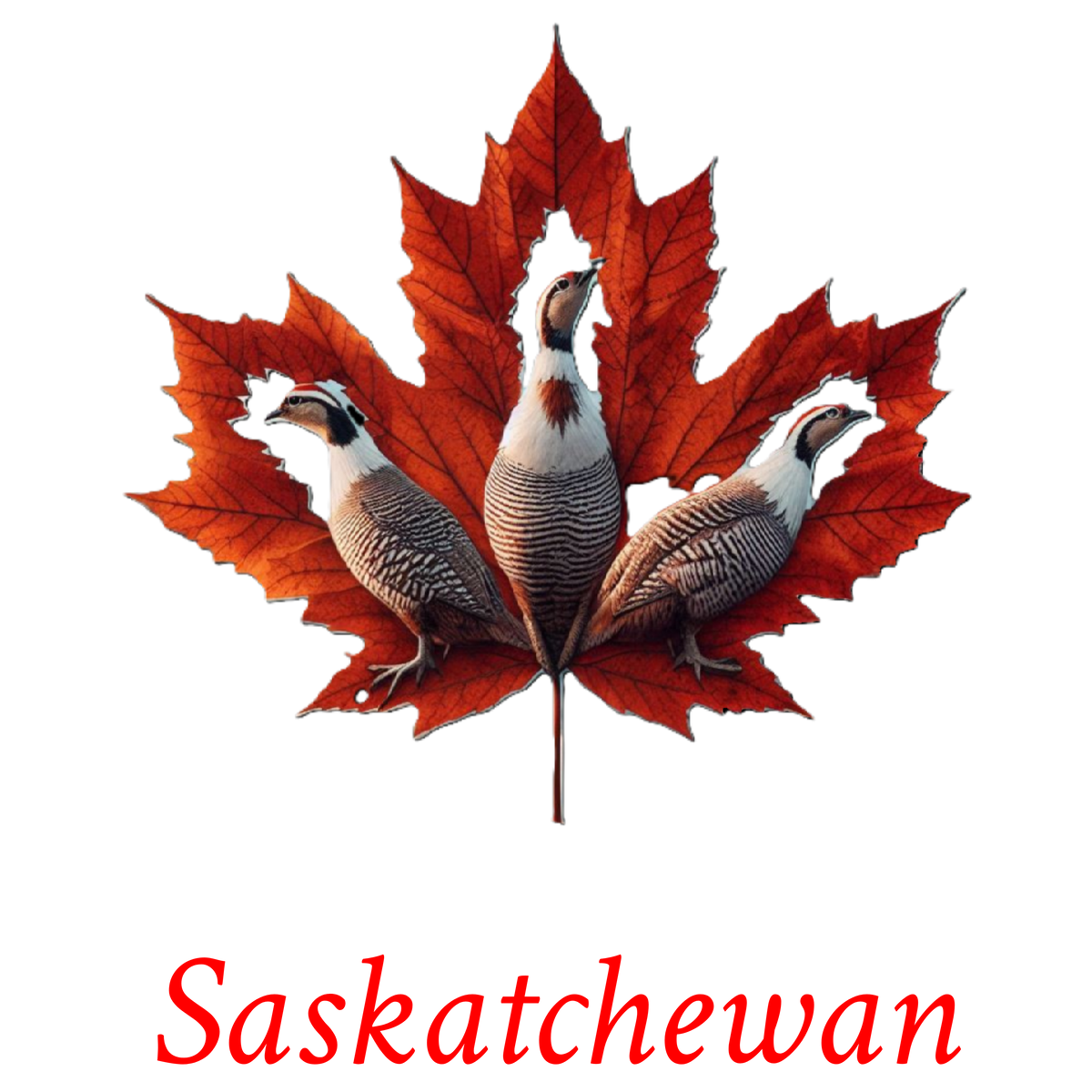 Sharp Tailed grouse maple T-SK10