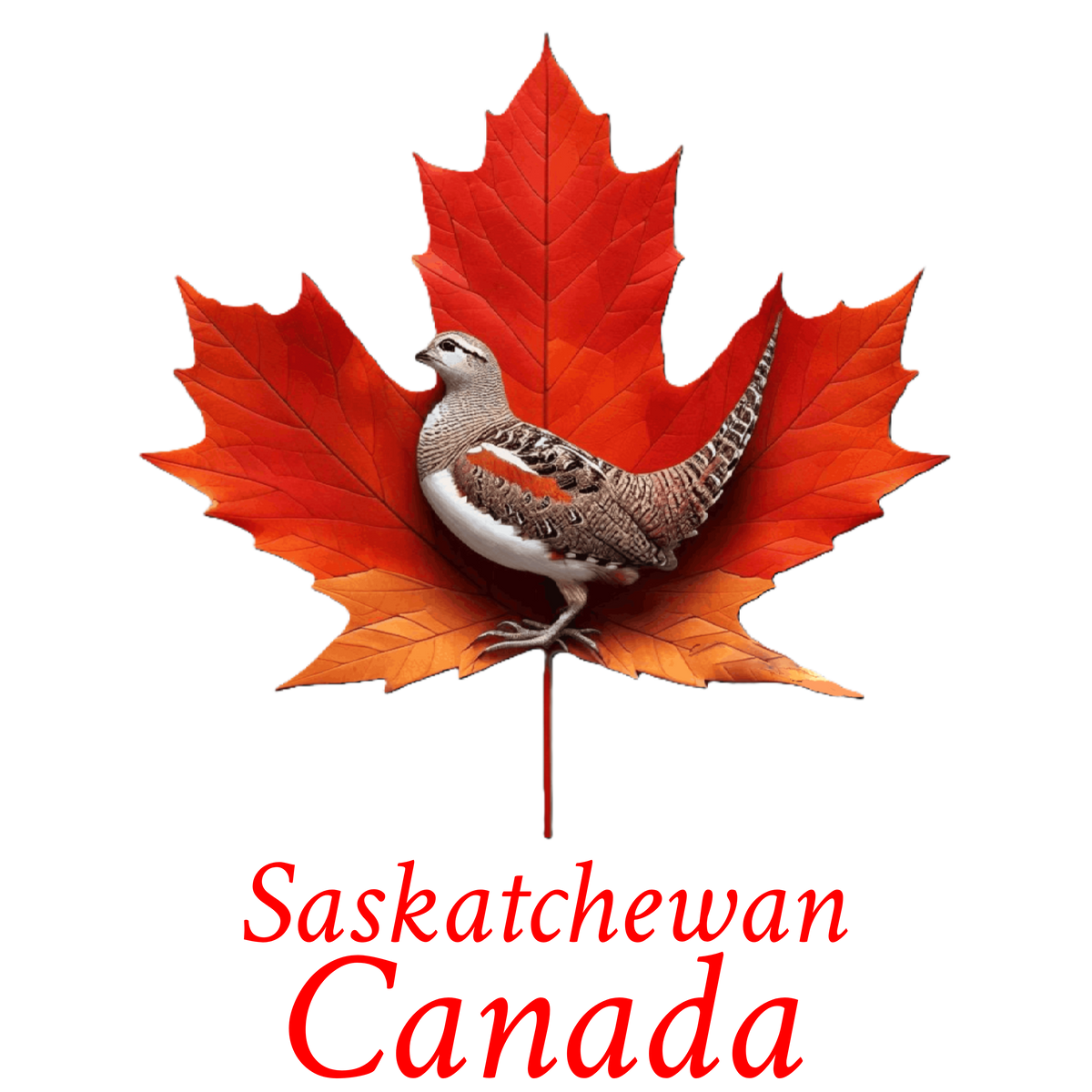 Sharp-Tailed Grouse Maple T SK10