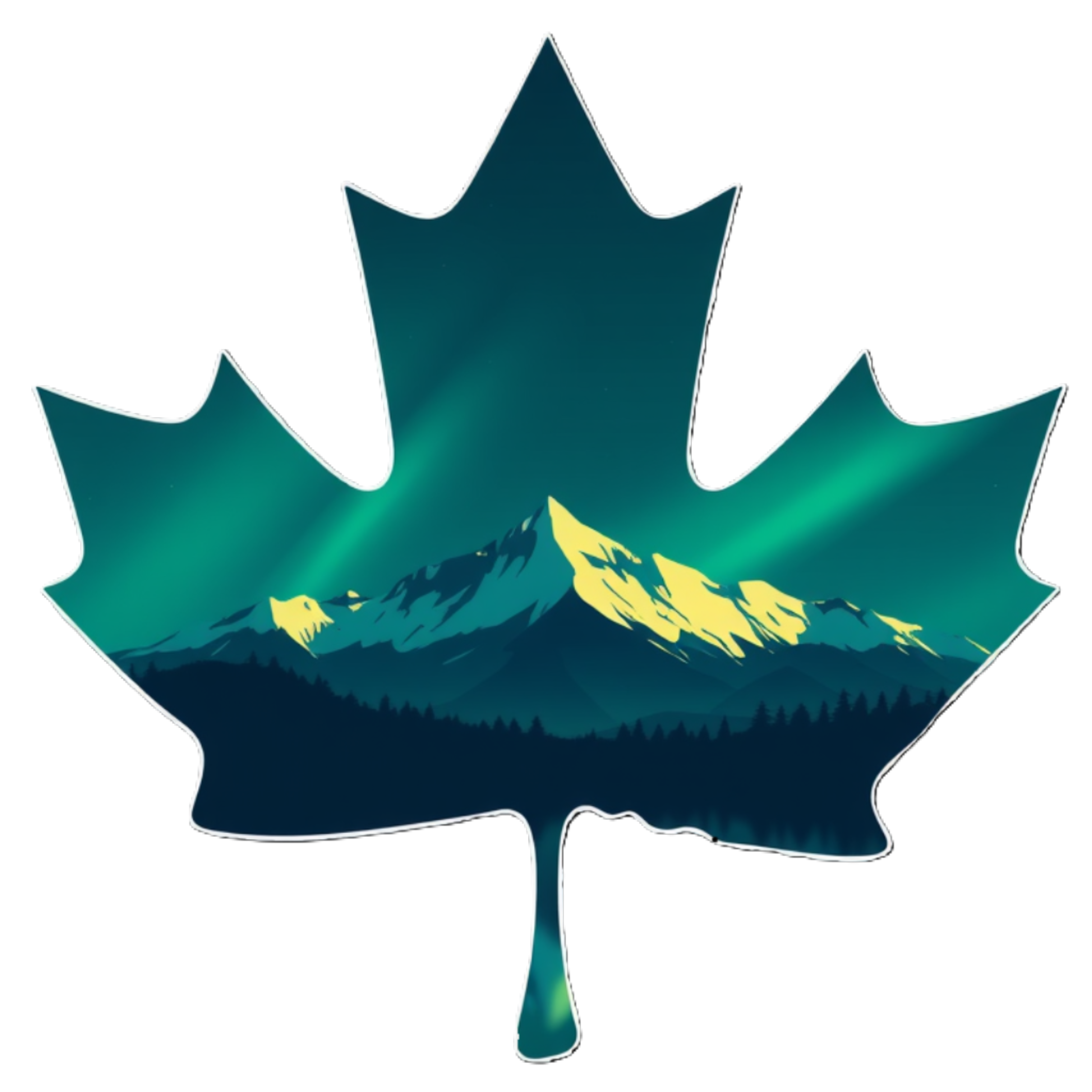 Aurora Borealis maple T-YT18