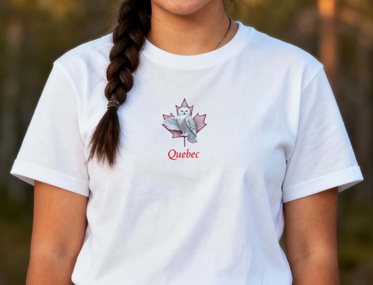 Snowy Owl maple T-QC14