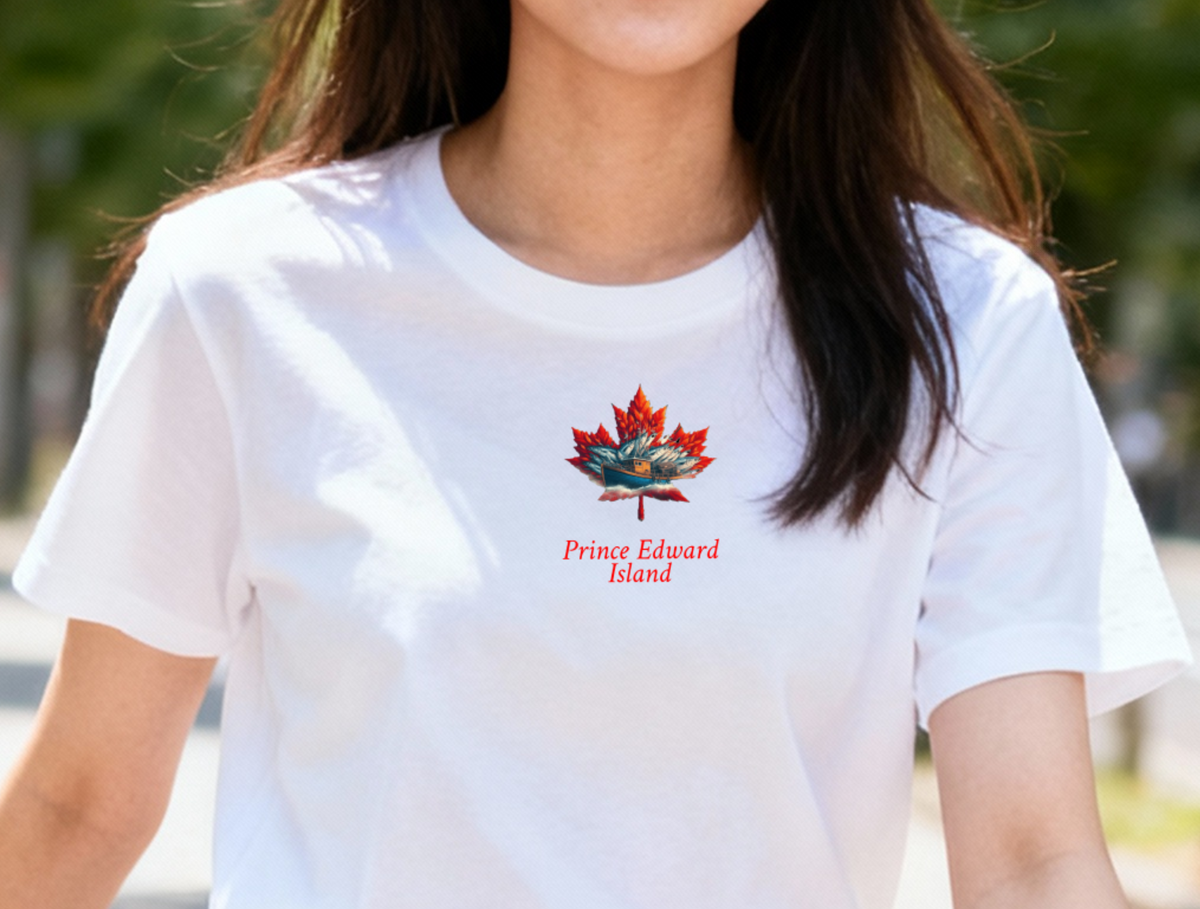 Fishing heritage maple T-PEI8