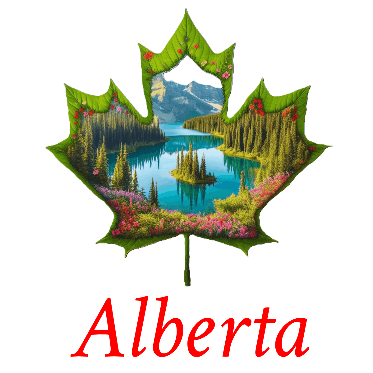 Alberta Rockies maple T -AB1
