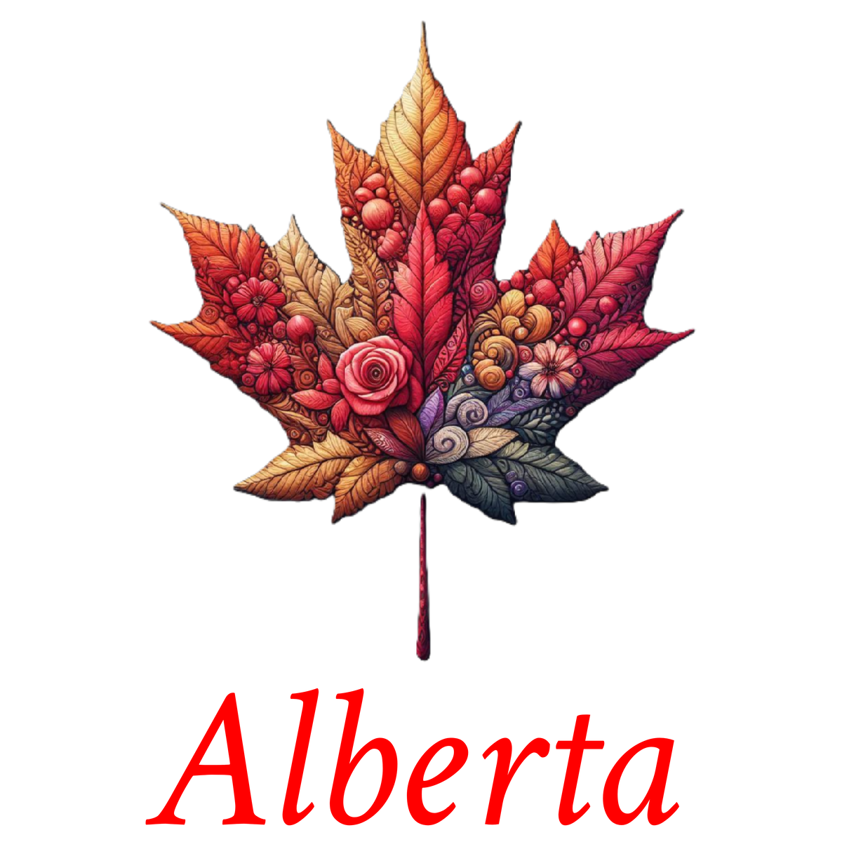 Autumn Floral maple T-AB17