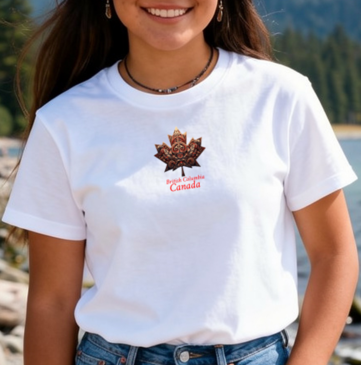 Indigenous inspired maple T-BC3