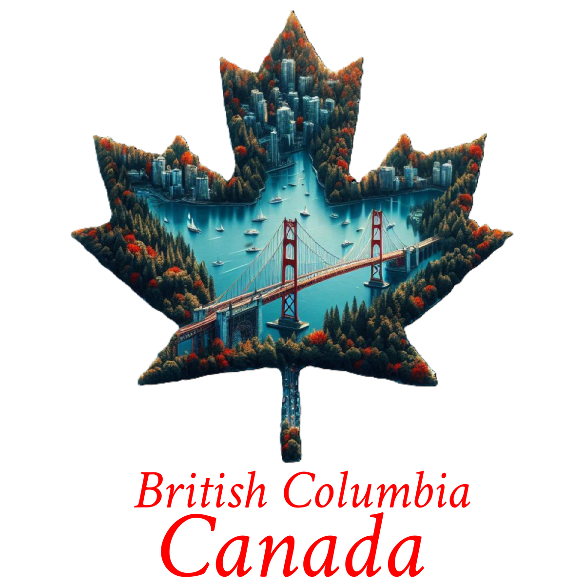 Lions Gate Bridge maple T-BC7