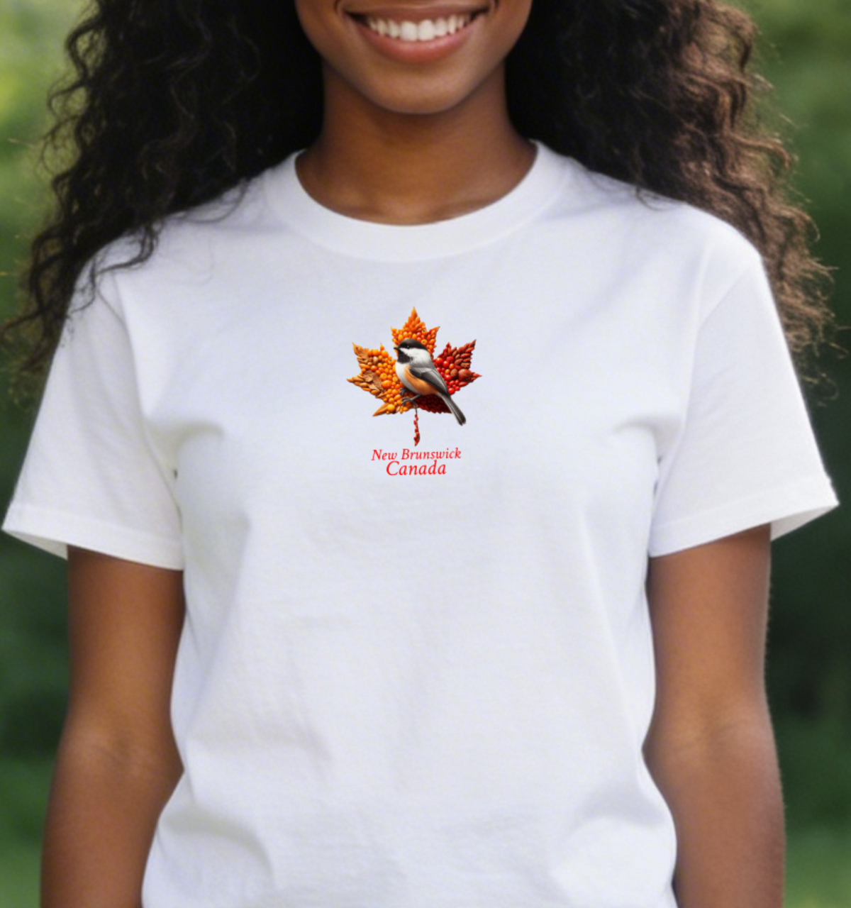 Autumn Chickadee maple T-NB1