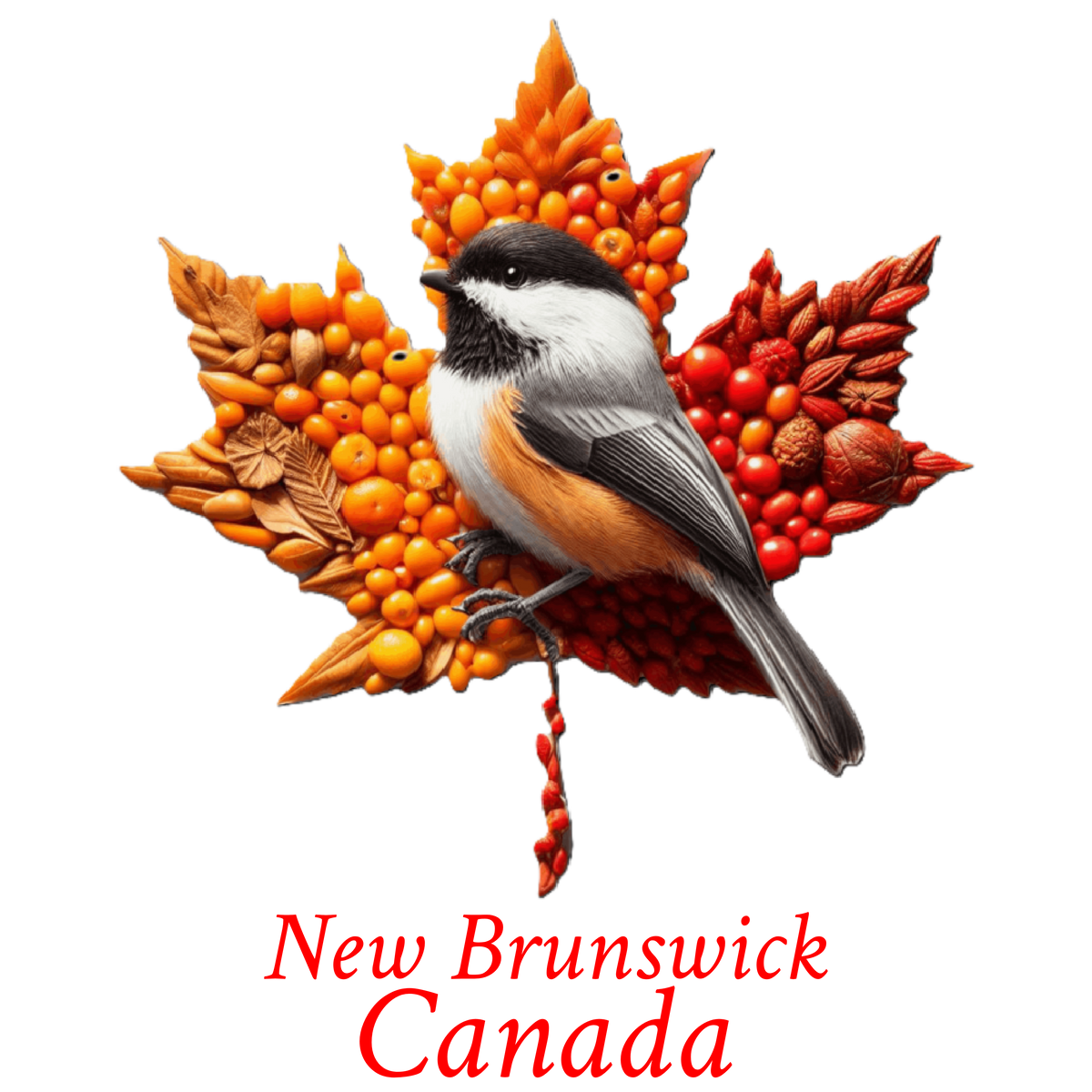 Autumn Chickadee maple T-NB1