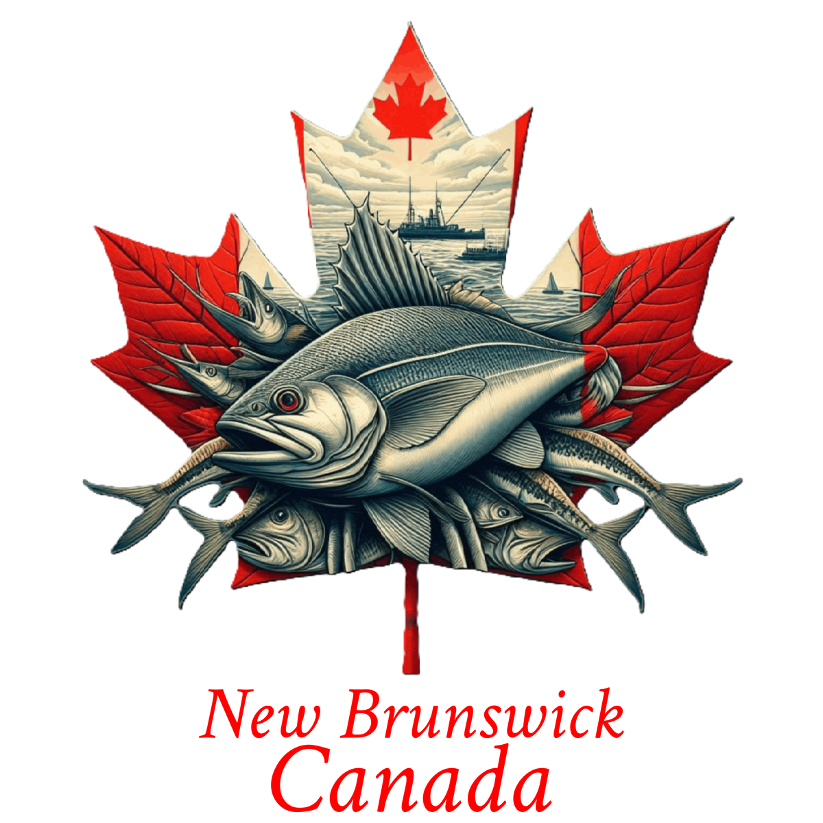 Atlantic fishing maple T-NB2