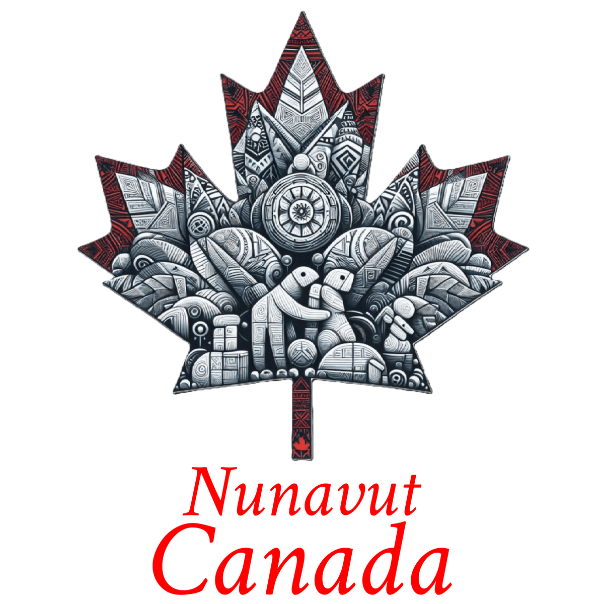 Nunavut inspired maple T-NU2