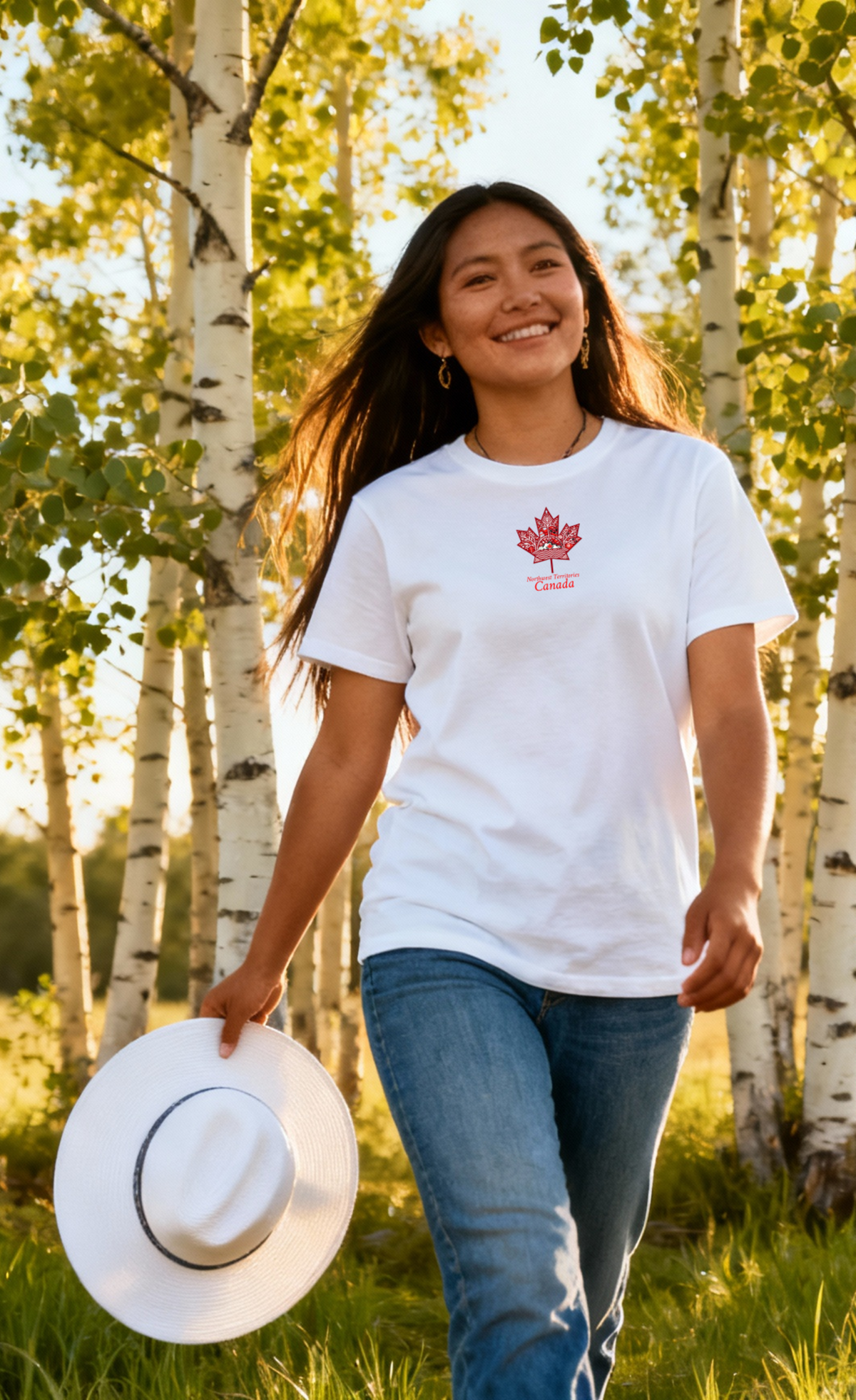 First Nations inspired maple T-NWT4