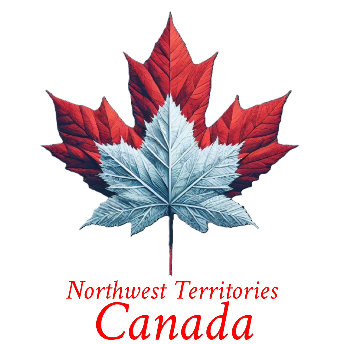 Icy maple leaf maple T-NWT9