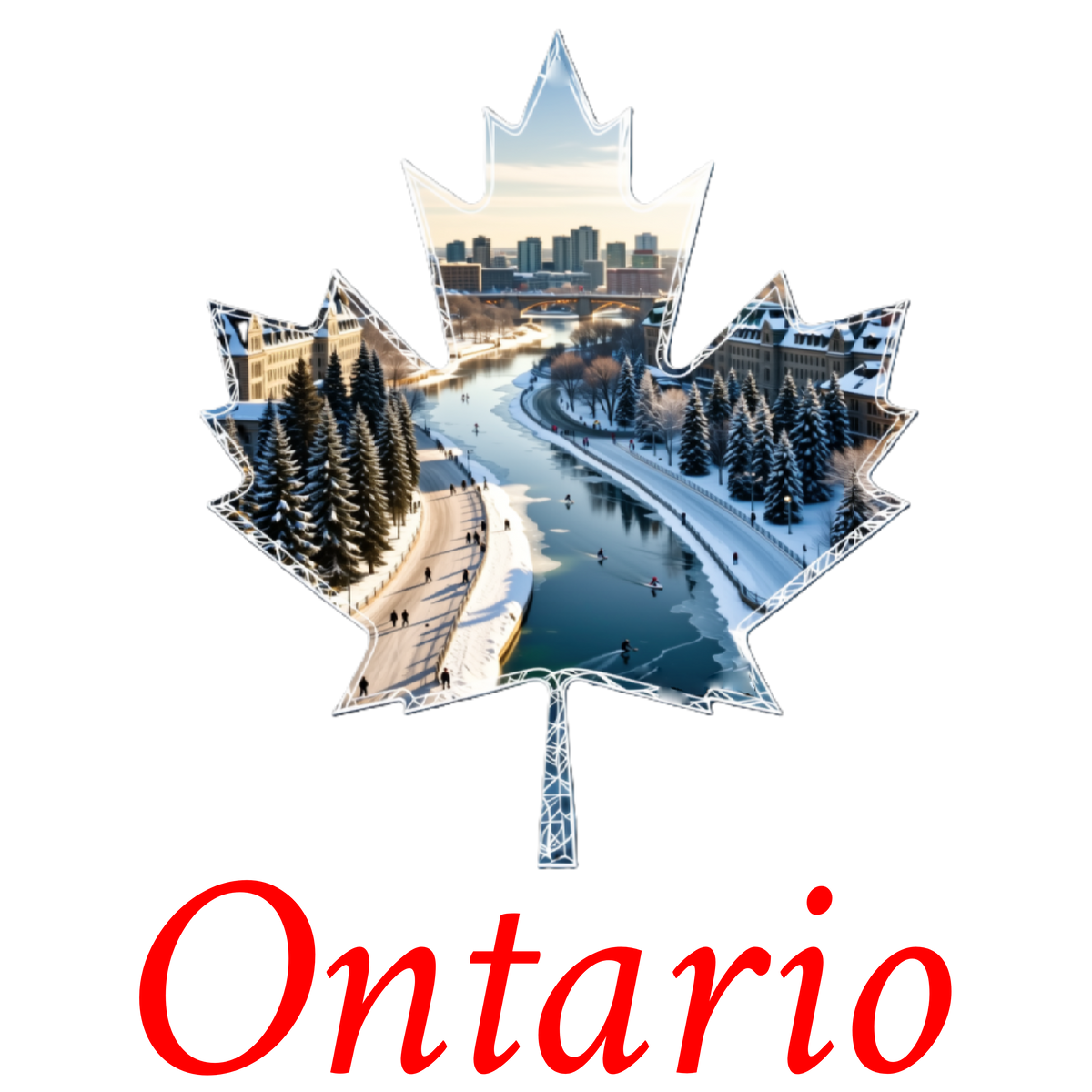Canadian maple leaf ONT20
