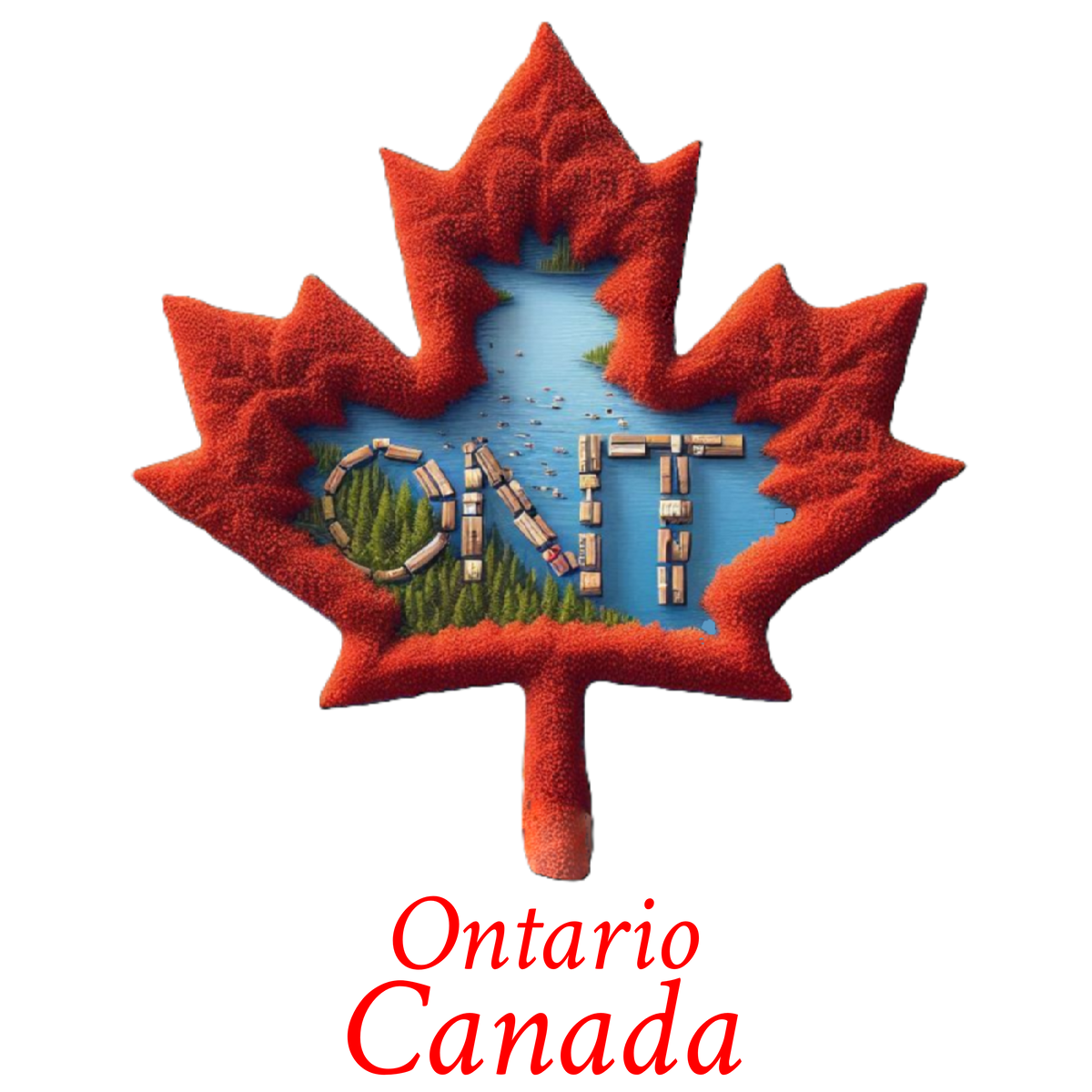 Ontario pride maple T-ONT7
